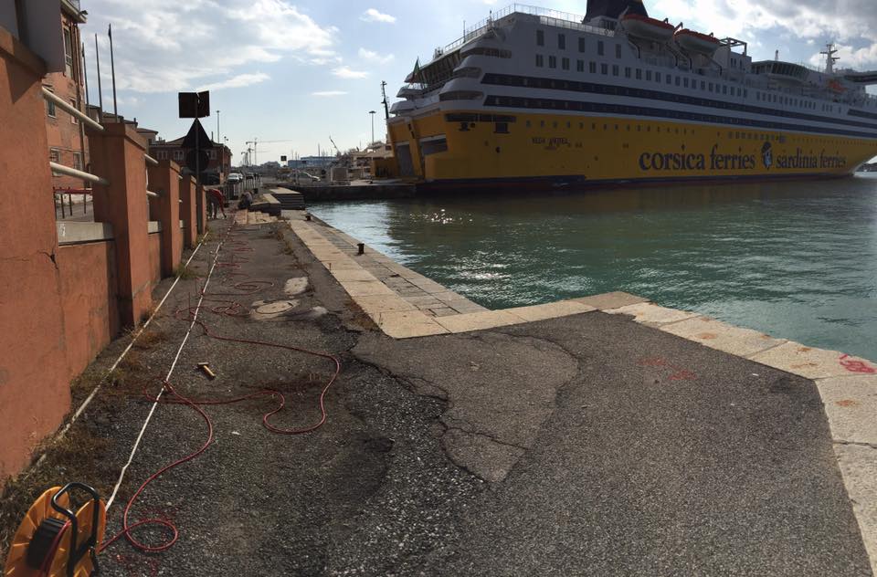 Tomografia elettrica porto di Livorno